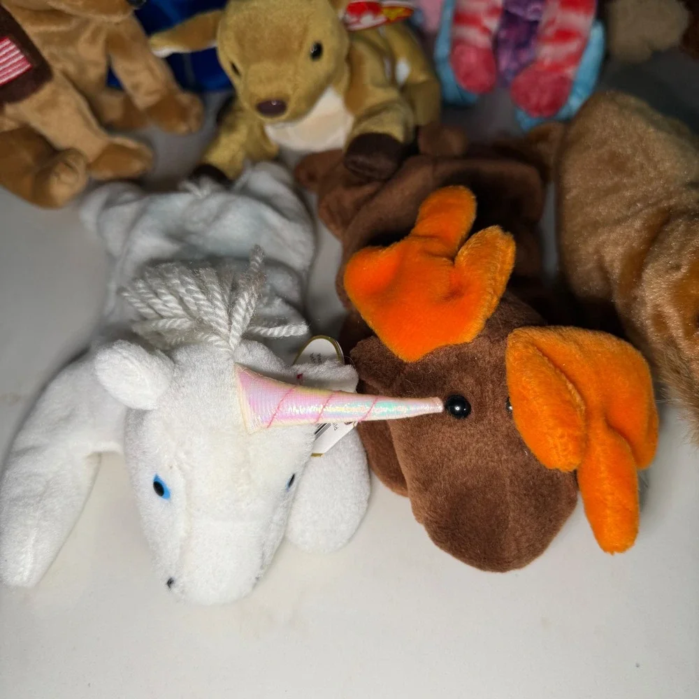 Ty Beanie Babies Lot of 10 Paul Walrus Hodge-Podge Issy Mystic Chocolate Moose - Picture 8 of 9